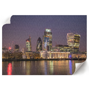 Premium wall art featuring a city landscape