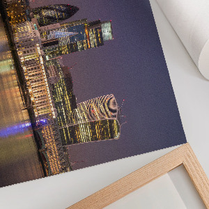 Premium wall art featuring a city landscape