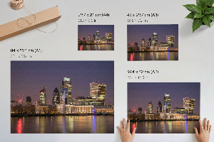 Premium wall art featuring a city landscape