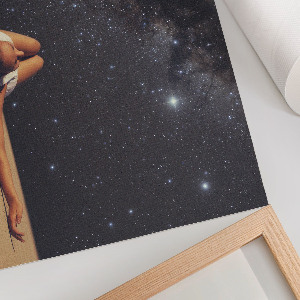 Canvas poster Stars at night