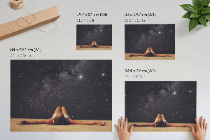 Canvas poster Stars at night