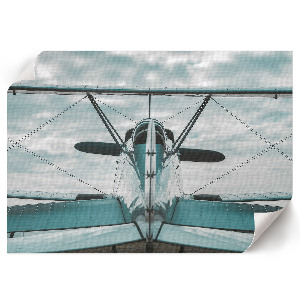 Wall poster featuring a classic airplane