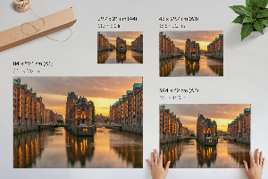 Evening Channel wall poster