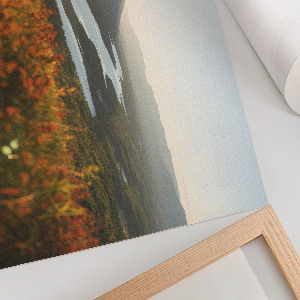 Modern wall art poster featuring a Mountain West landscape