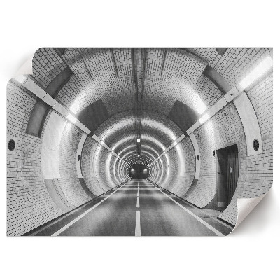 Wall poster with a modern tunnel design
