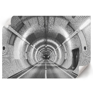 Wall poster with a modern tunnel design