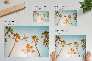 Canvas poster featuring an exotic travel motif
