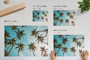 Modern wall art poster with an exotic mood