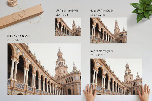 Premium wall art featuring stately buildings