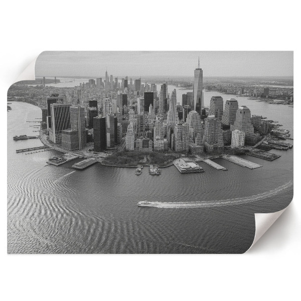 Wall poster featuring a city panorama