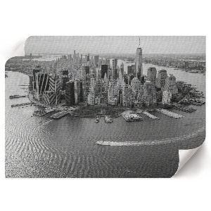 Wall poster featuring a city panorama
