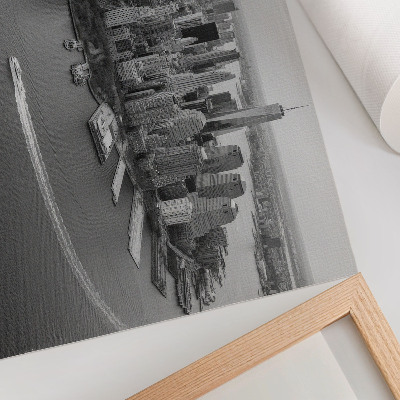 Wall poster featuring a city panorama