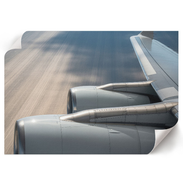 Premium wall art featuring a detailed airplane motif