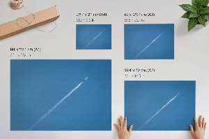 Canvas poster depicting an aerial landscape