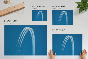 Wall poster Aviation in the sky