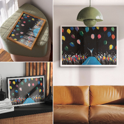 Modern wall art poster titled 