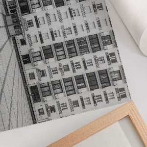 Premium wall art featuring a city view