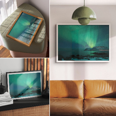 Premium wall art featuring the Northern Lights