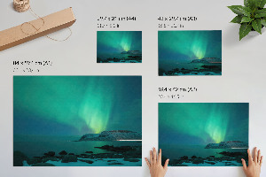 Premium wall art Northern lights