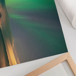 Canvas poster Northern lights
