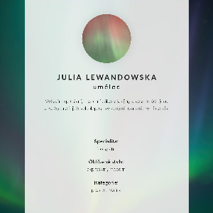 Canvas poster Northern lights