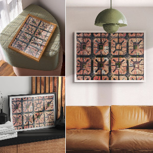 Modern wall art poster Modern architecture