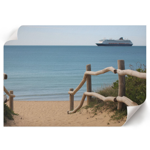 Premium wall art featuring a seaside view