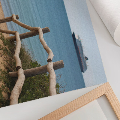 Premium wall art featuring a seaside view