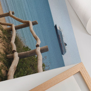 Premium wall art featuring a seaside view