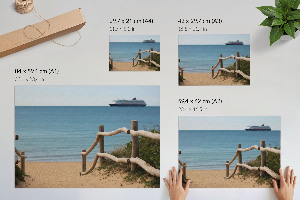 Premium wall art featuring a seaside view
