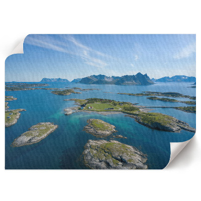 Canvas poster featuring an island landscape