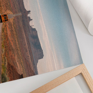 Wall poster depicting a highway travel scene