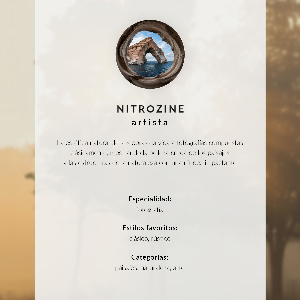 Modern wall art poster Forest alley