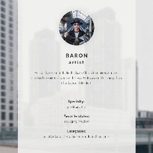 Wall poster Urban modernity