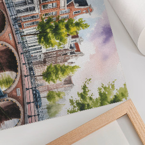 Modern wall art poster titled 