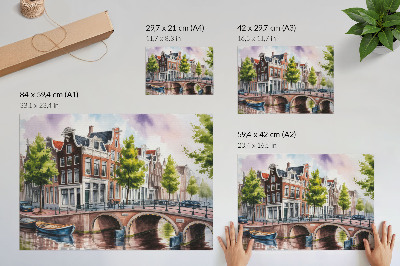 Modern wall art poster titled 