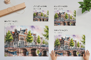 Modern wall art poster Urban atmosphere