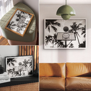 Premium wall art celebrating a passion for sports