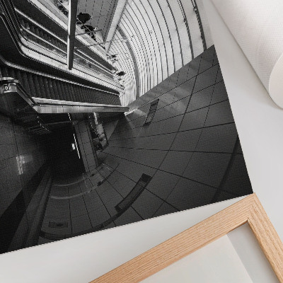 Canvas poster depicting a subway station