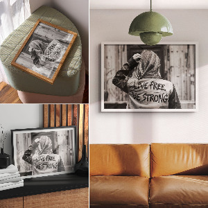 Wall poster Strong message