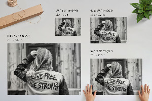 Wall poster Strong message