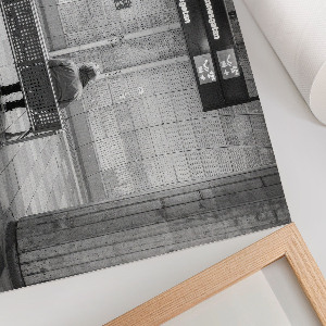 Premium wall art featuring a subway station scene