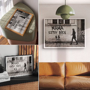 Wall poster Graffiti street