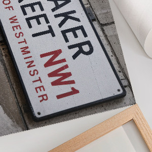 Premium wall art Baker Street plaque