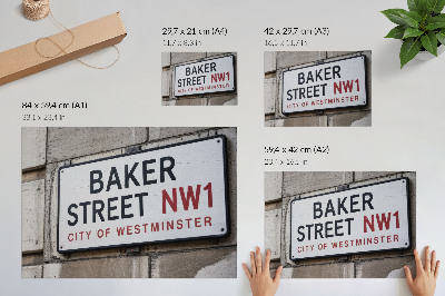 Premium Baker Street wall plaque