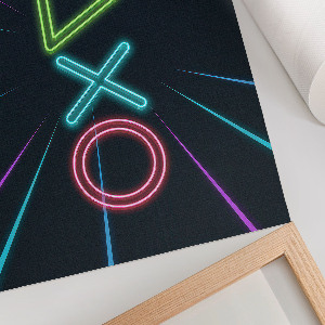 Premium gaming wall art signs