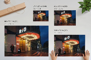 Premium wall art Cinema in Rio