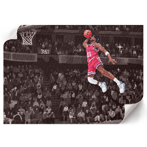 Modern sports action wall art poster