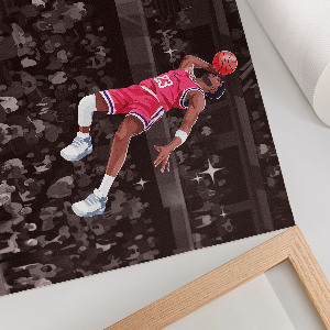 Modern sports action wall art poster