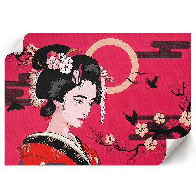 Premium wall art featuring an Oriental woman